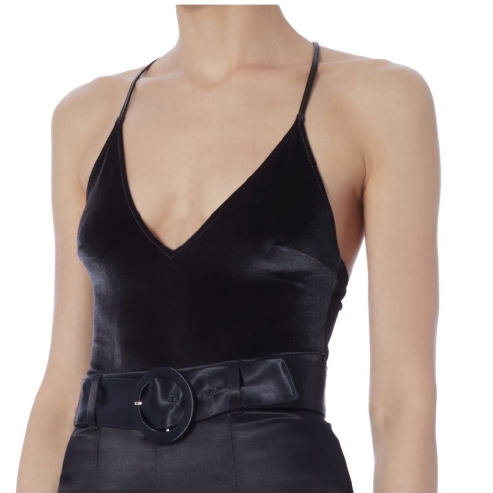 Fleur Du Mal Velvet Bodysuit-TEAL